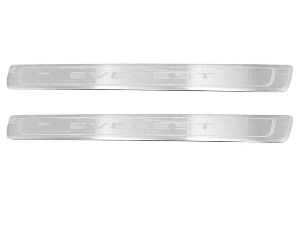 Genuine Ford Everest Ua Stainless Steel Scuff Plates Front Pair With Logo - image 4 of 4