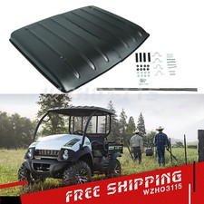 Plastic Hard Top Roof  Black  For 2005-2022 Kawasaki Mule 600 / 610 SX 4X4