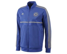 Official Adidas Chelsea FC Anthem Jacket - Blue Gold Full Zip Track Top Adult M