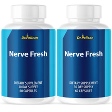 Nerve Fresh- Nerve  Brain Support- 2 Bottles- 120 Capsules