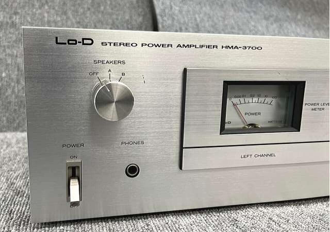 Lo-D HMA-3700 Power Amplifier stereo power amplifier 90W AC100V 50Hz/60Hz