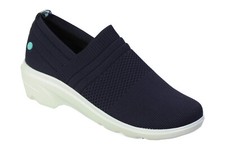 Klogs Brenda Women's 7 M Princess Navy Blue Knit Fabric Clog Display Model Shoes