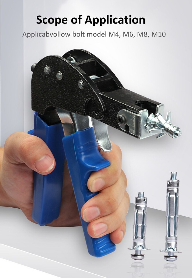 72PCS Wall Anchor Setting Tool Heavy Duty Hollow Wall Anchor Tool with