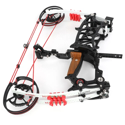Compound Bow 30-75lbs Steel Ball Arrows set Dual-use Hunting RH LH Archery Shot - Picture 6 of 43