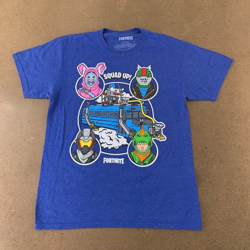 Fortnite Youth Size Medium Heather Blue 
