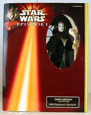 Star Wars -Episode 1 - Queen Amidala - Black Travel Gown - 1999 Portrait Edition