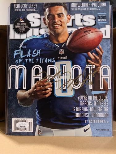 Marcus Mariota Signed Sports Illustrated Magazine JSA Certified Tennessee Titans