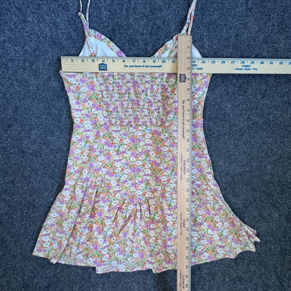 la hearts ruffle linen mini dress La Hearts Dress