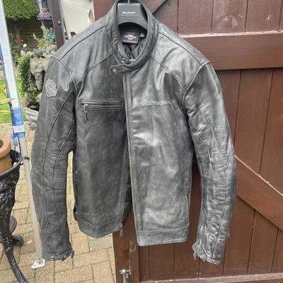 Harley Davidson Reflective Skull Büffellederjacke Xxl 46 inch 