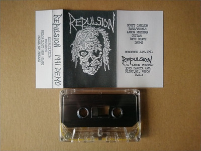 REPULSION 1991 Demo Tape, Assuck Impetigo Autopsy Napalm Death Brutal Truth