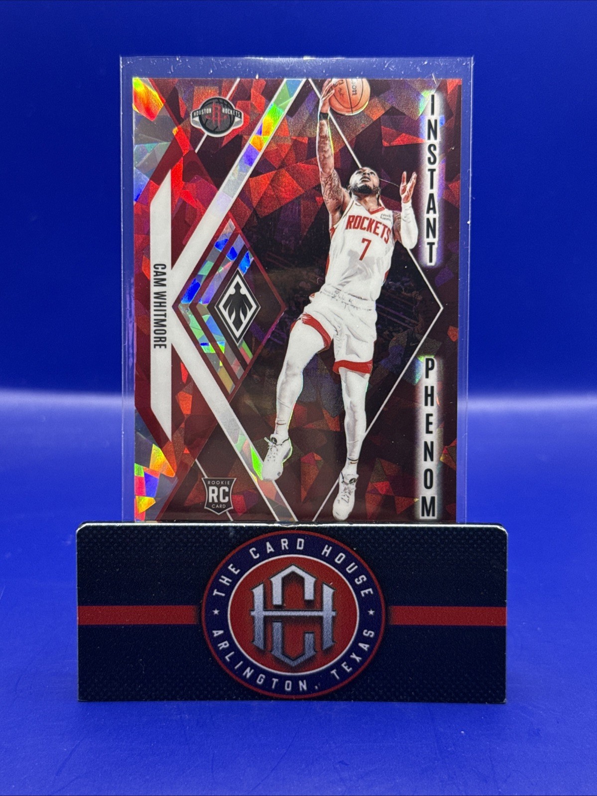 2023-24 Phoenix Cam Whitmore Rookie RC Maroon Ice Instant Phenom/275 Rockets JM1