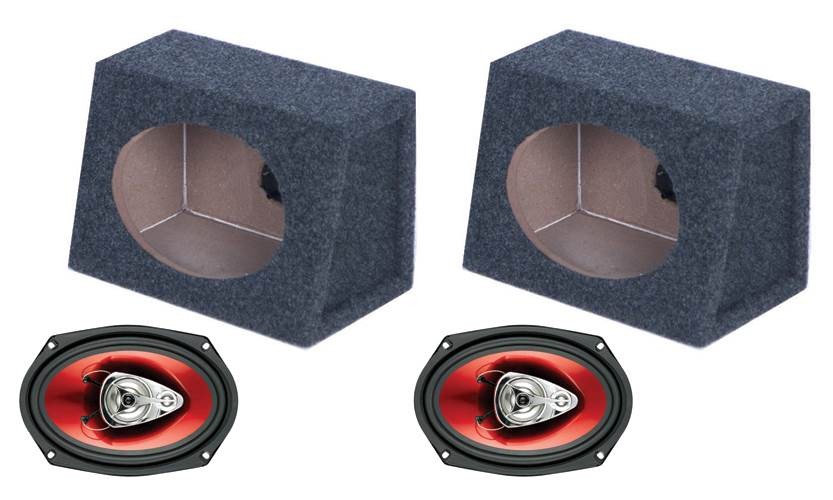 + 2) 6x9" Speaker Box Enclosures