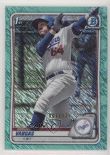 2020 Bowman Chrome Prospects Aqua Shimmer Refractor 1/125 Miguel Vargas 02jh