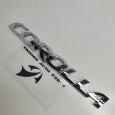 2009-2013 Toyota Corolla Rear Trunk Lid Emblem Logo Badge Nameplate Chrome OEM