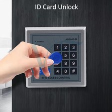 125KHz RFID Keypad Access Controller 1000 Users Keyfob Password Door Lock