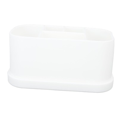Silicone Toothbrush Toothpaste Holder Multipurpose 5 Slots Drainage Holes