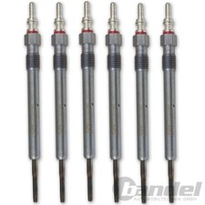 6x ORIGINAL VW GLÜHKERZE 2.7+3.0 für AUDI A4 B7 8 A6 C6 7 VW PHAETON TOUAREG 7P
