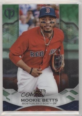 2019 Topps Tribute Green 61/99 Mookie Betts #50 z0q