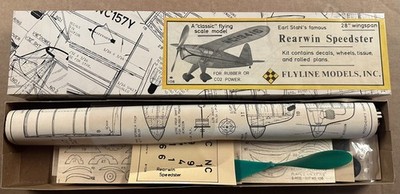 Vintage Flyline Models Classic Rearwin Speedster Kit. 28   Wingspan. 