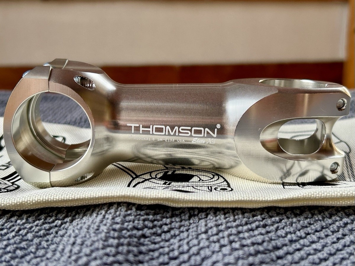 Thomson Elite X4 Stem 100mm / 0 Degree, 31.8mm Silver | eBay