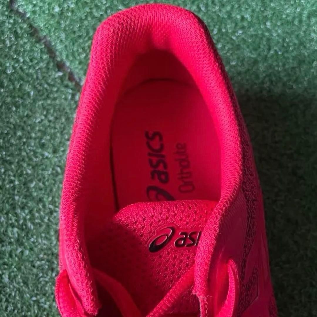 ASICS Men's Red Mesh Sneakers 26cm Lightweight Breathable Running Shoes thumbnail 9