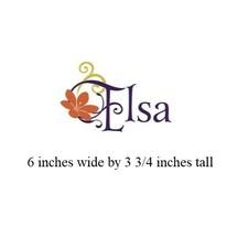 Elsa Text Frozen Wall Decal Peel Stick Art Disney Princess Sister Sticker Decor