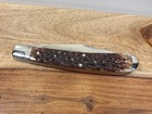 VINTAGE CAMILLUS (CCC-4) .257 ROBERTS CARTRIDGE BONE "BANANA TRAPPER" KNIFE- MIB — photo 8
