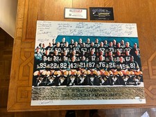 1966 GREEN BAY PACKERS world champions TEAM SIGNED 15 1/2 X 20 PHOTO..2 CERTS!!!