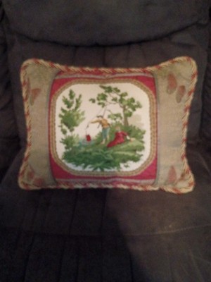 Vintage Old World Style 18x13'' Rectangular Throw Pillow