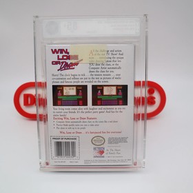 NES Nintendo WIN, LOSE OR DRAW - VGA GRADED 85+ NM+ GOLD! NEW & Factory Sealed!