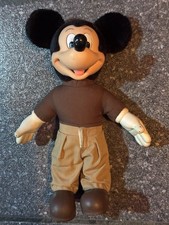 Vintage Mickey Mouse plush doll produced by Applause       80  s