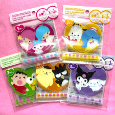 Sanrio Characters Die-cut film zip-lock bags Each bag contains 3 pieces Japan
