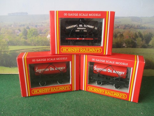HORNBY 2 x SCOTTISH OIL AGENCY & 1 X CRICHTONS ÖLKESSELWAGEN KAT NR.R6032/6064 | Zustand: Used