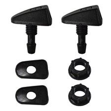 2 PCS Universal Car Front Windshield Washer Nozzles Kit, 0.31" Adjustable Single
