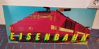 LEGO Train Plastic Store Display Sign Vintage RARE 80s 7745 12V 7750 7760 Retro