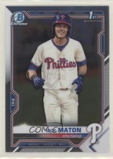 2021 Bowman Chrome Prospects Nick Maton #BCP-5 0x5t