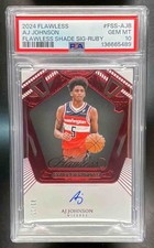 AJ JOHNSON RUBY RC AUTO /15 PSA 10 *POP 1* - 2024 Flawless Shade Signatures