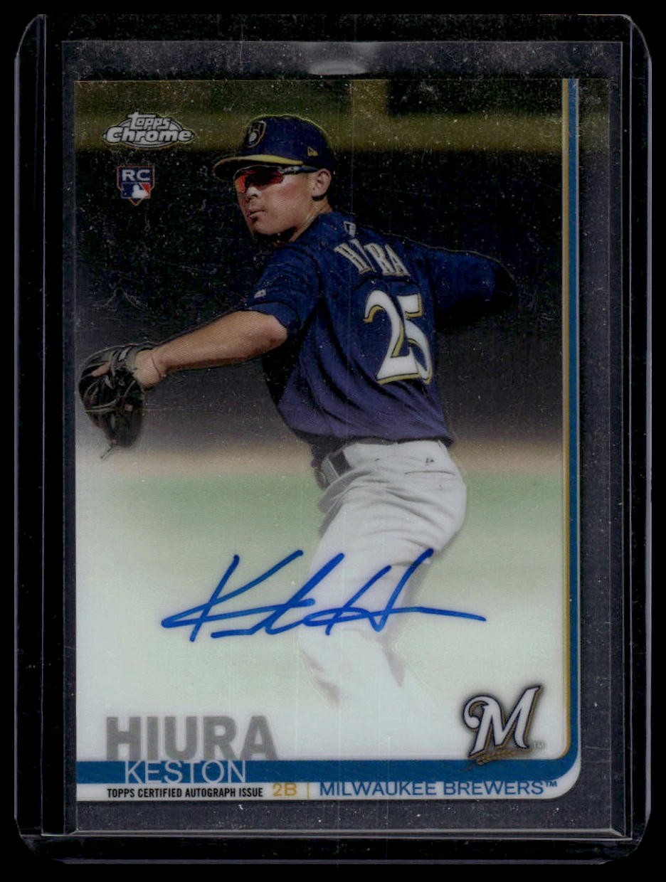 2019 Topps Chrome #RA-KH Keston Hiura Rookie Autographs