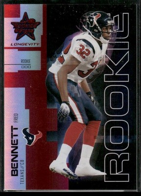 2007 Leaf Rookies & Stars Longevity #143 Fred Bennett Ruby #/199