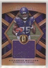 2019 Panini Gold Standard Newly Minted Memorabilia 79/199 Alexander Mattison 2ol