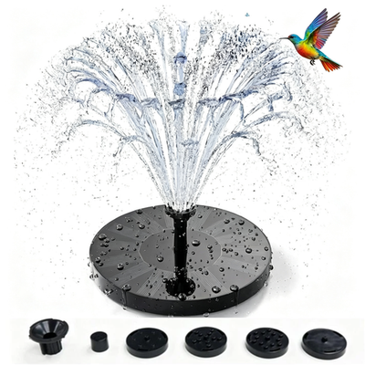 #ad Solar Power Fountain Submersible Floating Water Pump Bird Bath Pond Garden Pool $7.98