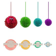 Pompom Maker Fluff Ball Weaver Needle Craft Knitting Wool DIY Tool 4 Sizes