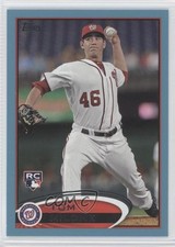 2012 Topps Wal-Mart Blue Border Tommy Milone Tom Milone #40 0a7