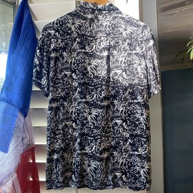 Nuon Shirt Hawaiian Floral Abstract Pattern Relaxed Fit Men S Retro Beach Resort