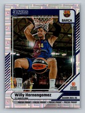 2024-25 Donruss Euroleague Press Proof Mojo Purple Willy Hernangomez 078/275 FC