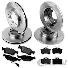 BREMSSCHEIBEN + BELÄGE VORNE + HINTEN für VW GOLF 5 6 TOURAN AUDI A3 8P SUPERB