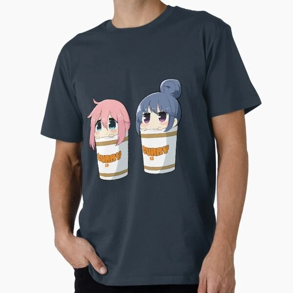 Yuru Camp Noodle Chibi Premium T-Shirt M-2XL Gift,