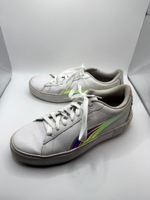 Puma Vikky Classic 388576-01 Womens US 8.5 Sneakers White Leather Low Top Shoes