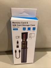Memory Card  SIM Card Storage Case USB 3.2 Gen 1/5 Gbps