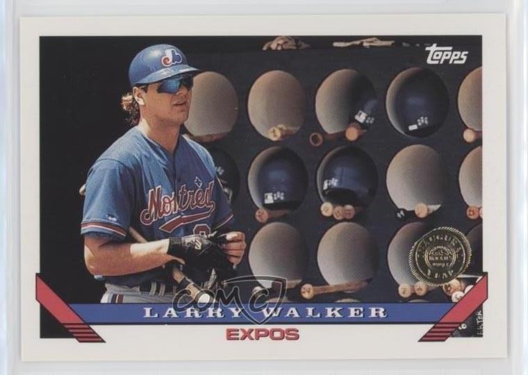 1993 Topps Inaugural Colorado Rockies Larry Walker #95 HOF 8d2